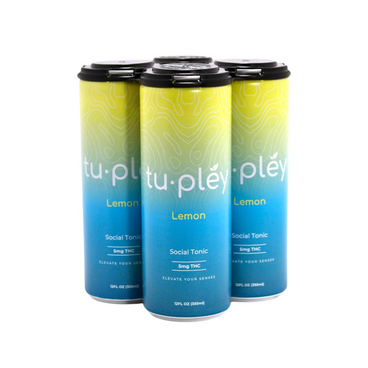 Tupléy Lemon Social Tonic | 5mg Hemp-Derived Delta-9 THC Seltzer