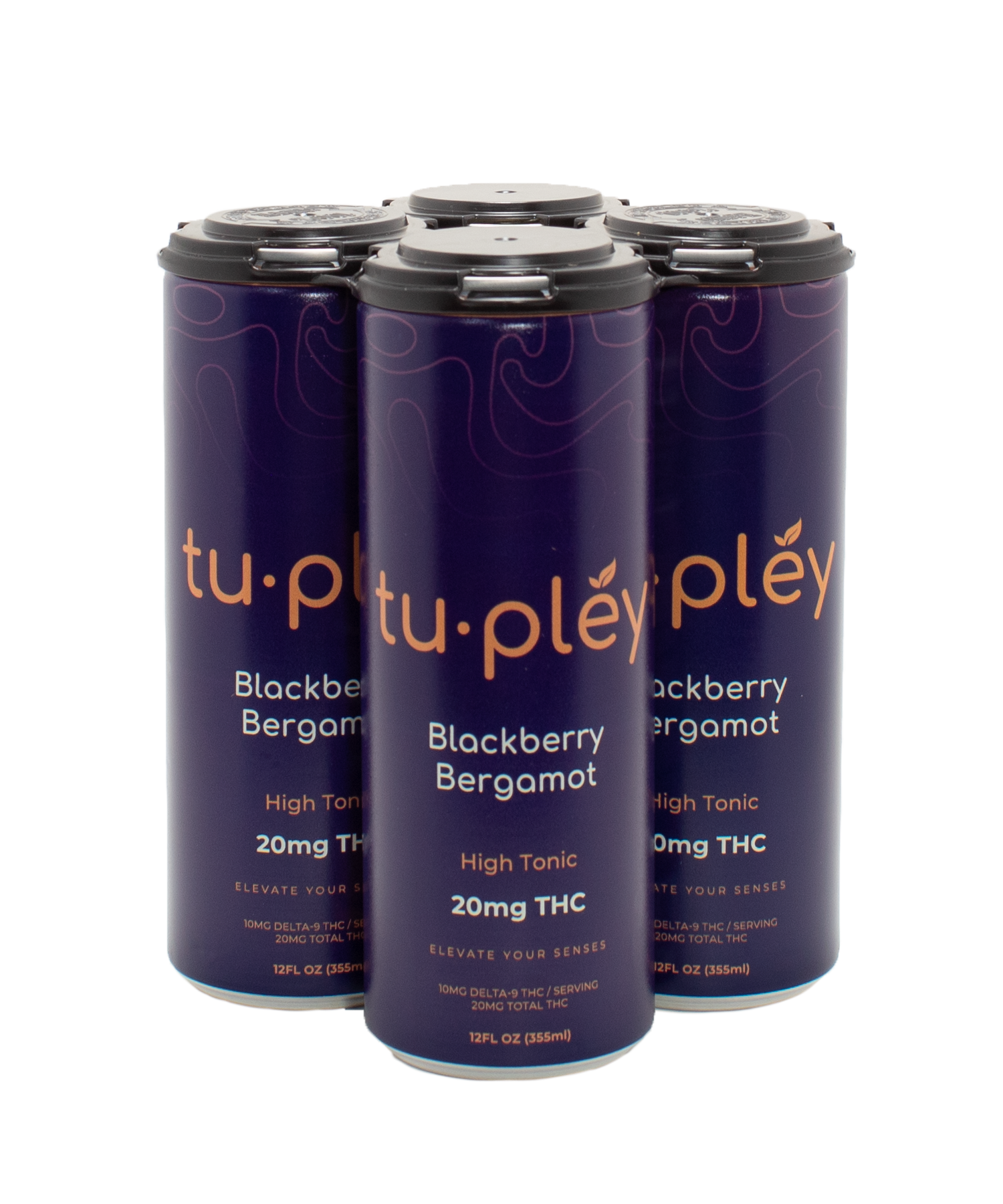 Tupléy Blackberry Bergamot | 20 mg THC Seltzer – tu•pléy