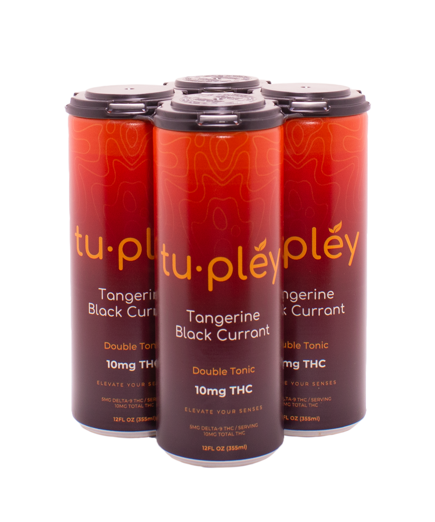 Tupléy Tangerine Black Currant Double Tonic | 10 mg Hemp-Derived Delta-9 THC Seltzer